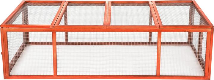 Immagine prodotto tectake Kaninchenstall mit 4 Türen 181x90x48cm