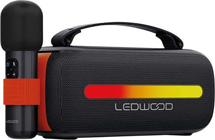 Actual product image Ledwood LD-ACC130-BT-BLK Karaoke-Lautsprecher (6 h)