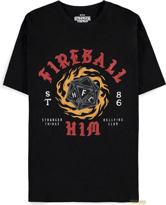 Difuzed Stranger Things Hellfire Club Fireball T-Shirt (XXL)