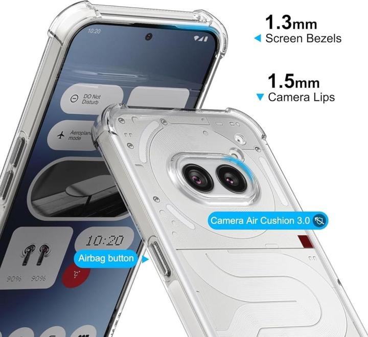 Produktbild Screenguard Crystal Soft Airbag Bumper (Nothing Phone (2a))