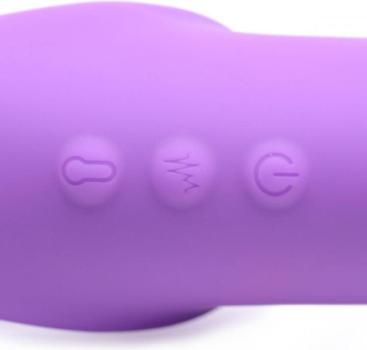 Image du produit XR Brands GPulse Vibrierender halterloser Strapon Lila
