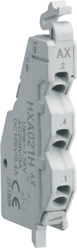 Hager Auxiliary switch 1NO+1NC 250VAC HXA021H