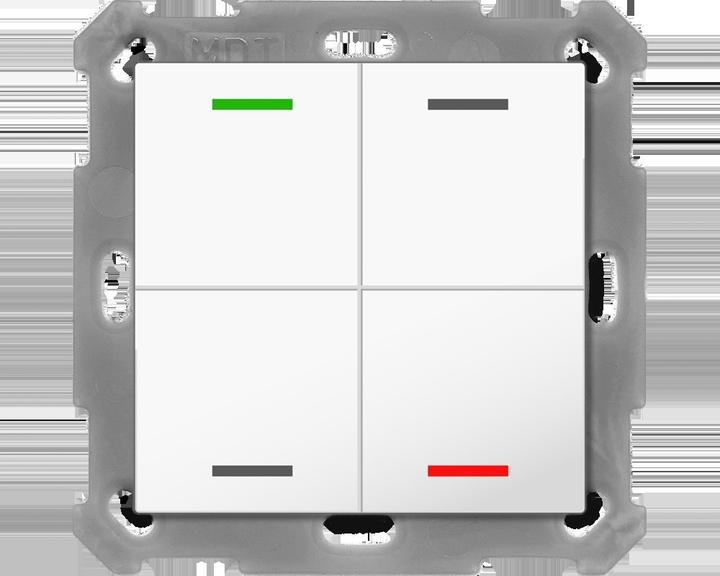 Produktbild MDT technologies Taster Light 55 4-fach BE-TAL55T4.01
