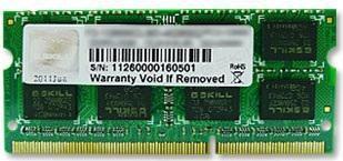 Produktbild G.Skill 4GB DDR3-1600 SQ (4 x 4GB, 1600 MHz, DDR3-RAM, SO-DIMM)
