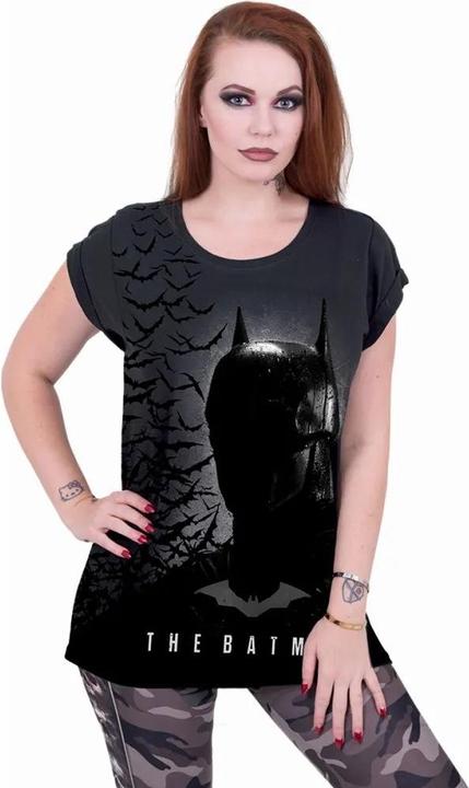 Immagine prodotto Spiral Shadow Bats Maglietta Batman Risvolto Donna (S)