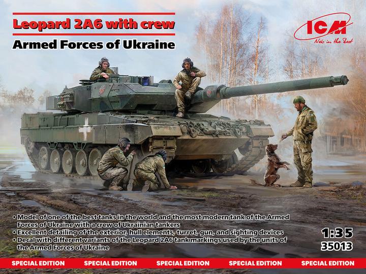 Produktbild ICM Leopard 2A6 of the Armed Forces of Ukraine with crew