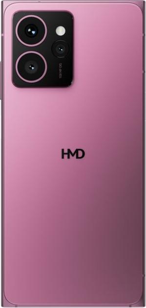 Actual product image HMD C22 DS 2/64 Charcoal (256 GB, Pink, 6.54", Dual SIM, 108 Mpx, 5G)