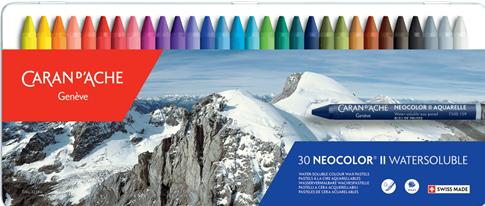 Actual product image Caran d'Ache Neocolor II Aquarelle Metallschachtel (Multicolor, 30 x)