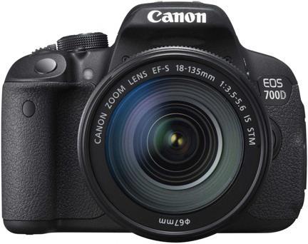 Produktbild Canon EOS 700D, 18-135mm IS STM Kit (APS-C / DX)