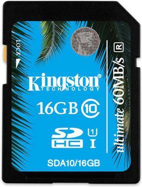 Kingston SDHC Ultimate, UHS-I (16 GB, SDHC, U1, UHS-I)