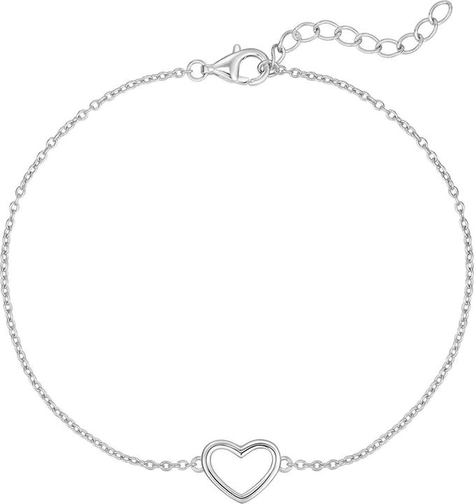 Immagine prodotto Rafaela Donata Damen Armband Herz - 37592 (18 cm, Argento)