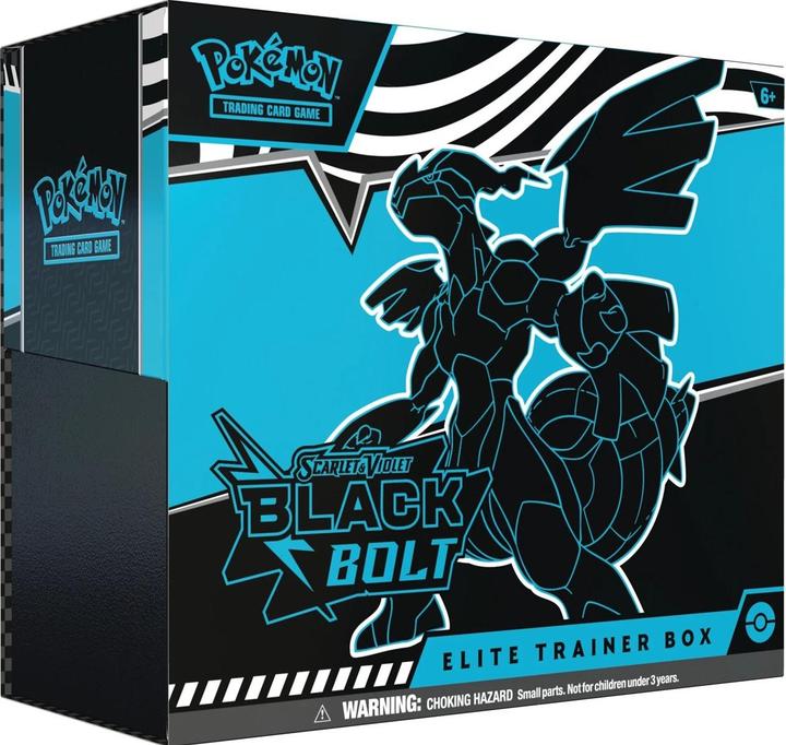 Actual product image Pokémon Scarlet & Violet Black Bolt Elite Trainer Box (English)