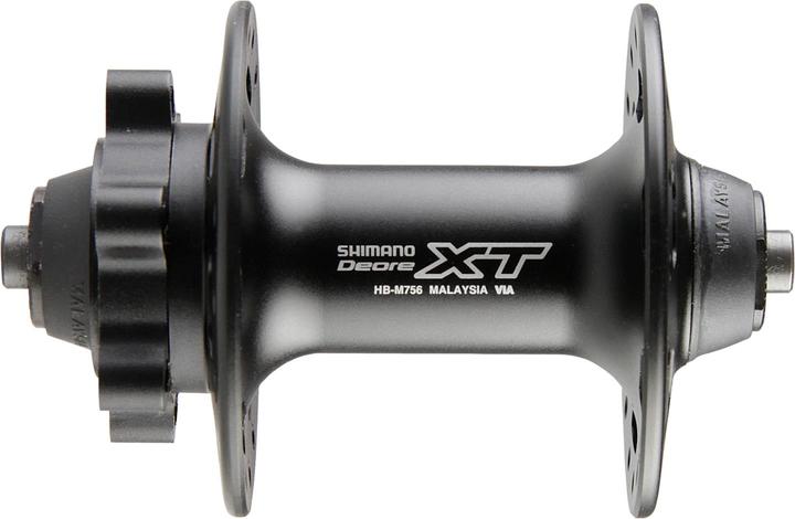 Produktbild Shimano VR-Nabe Deore XT HB-M756 100 mm 32-Loch 6-Loch QR schwarz Box (Scheibenbremse Center Lock)