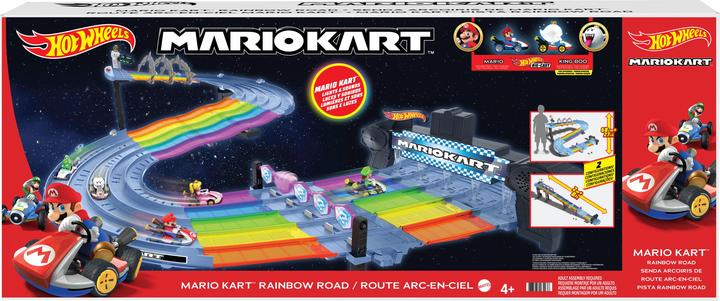 Image du produit Hot Wheels Mario Kart Rainbow Race Set Set de jeu