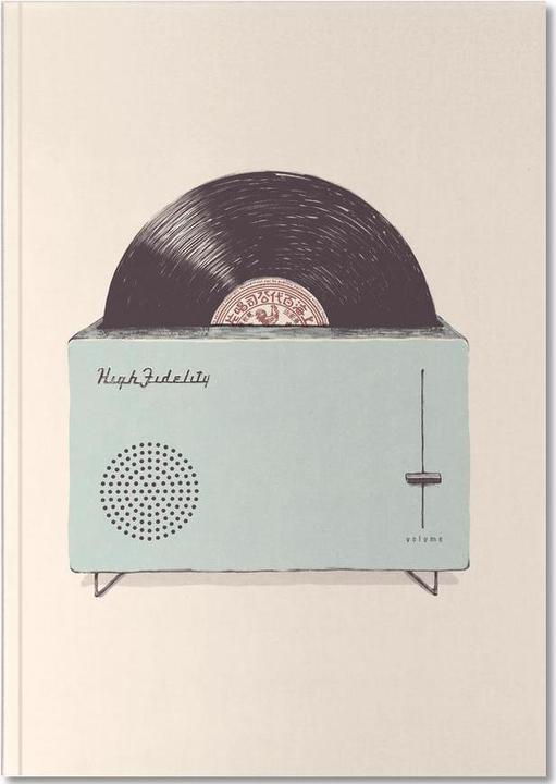 Actual product image Juniqe High Fidelity Toaster - Movies (A5, Lined, Hardcover)