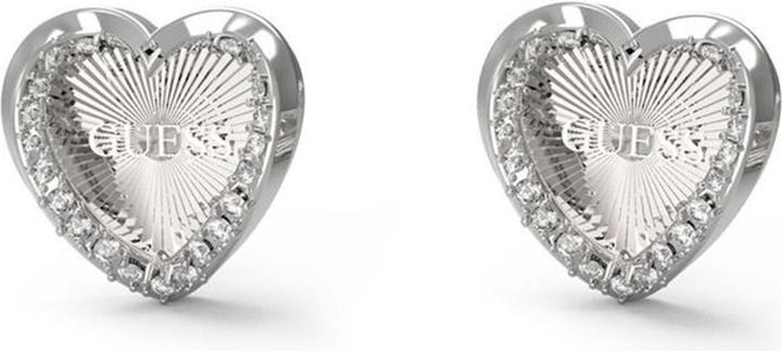 Guess 16MM MON AMOUR HEART STUDS Ohrringe (Edelstahl)
