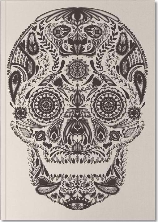 Image du produit Juniqe Dia de los muertos - Crânes (A5, Blanc, Couverture rigide)