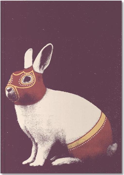 Immagine prodotto Juniqe Lapin Catcheur (Lottatore di conigli) - Coniglio (A5, Punteggiato, Copertina rigida)