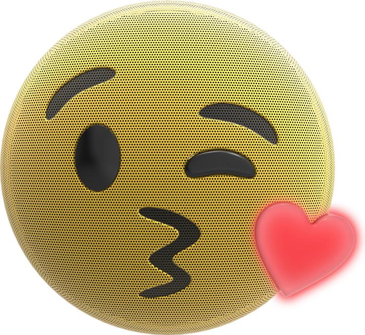 Actual product image Hmdx Jam JAM Jamoji V2 Kiss - Bluetooth Speaker (6 h, Rechargeable battery operated)