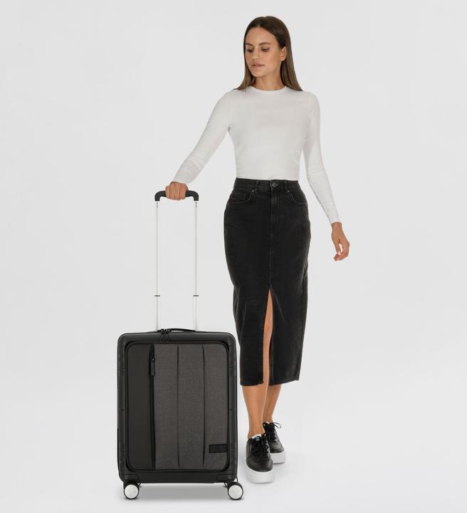 Immagine prodotto American Tourister Valigia da viaggio Hello Cabin 55 Grigio Melange (39 l, Bagaglio a mano (fino a 50 litri))