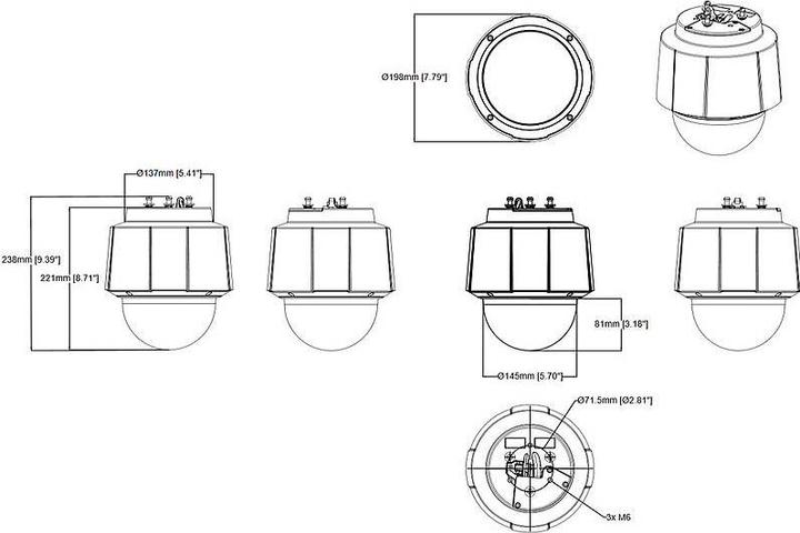 Productafbeelding Axis Netwerkcamera Q6074 (1280 x 720 pixels)