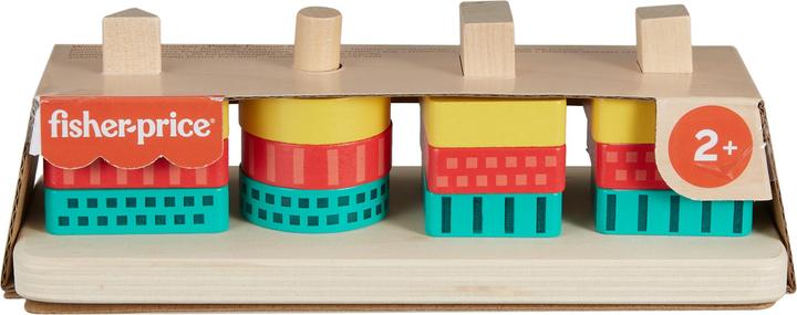 Produktbild Fisher-Price Buntes Holz-Stapelspielset