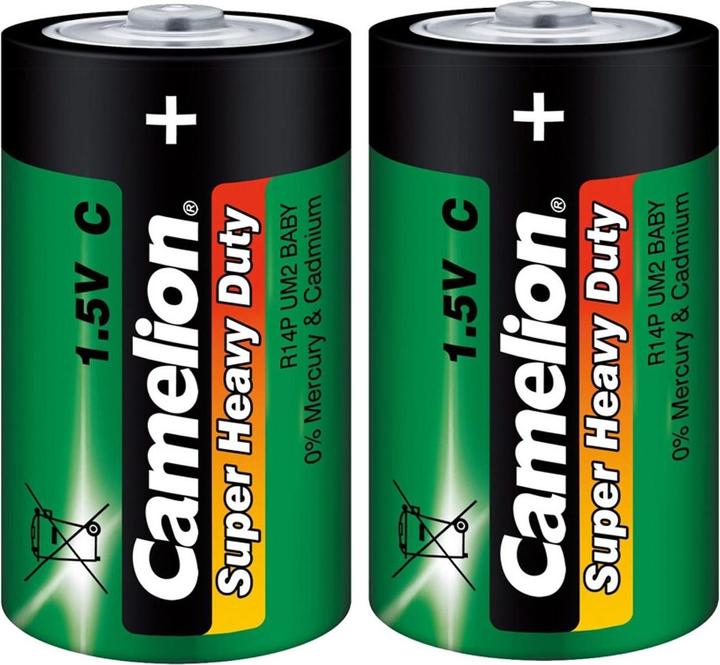 Image du produit Camelion R14P-SP2G - Pile jetable - C - chlorure de zinc - 1,5 V - 2 pièce(s) - 3850 mAh (2 pcs, C, 3850 mAh)