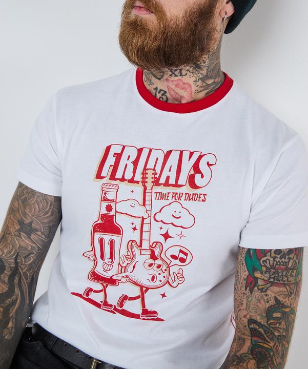 Actual product image Joe Browns Comic Beer & Guitar Graphic T-Shirt (L)