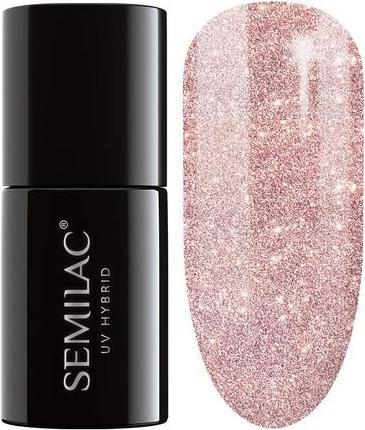 Actual product image Semilac gel polish 7 ml Midnight Samba 179 (Midnight Samba 179 Pink, UV gel varnish)