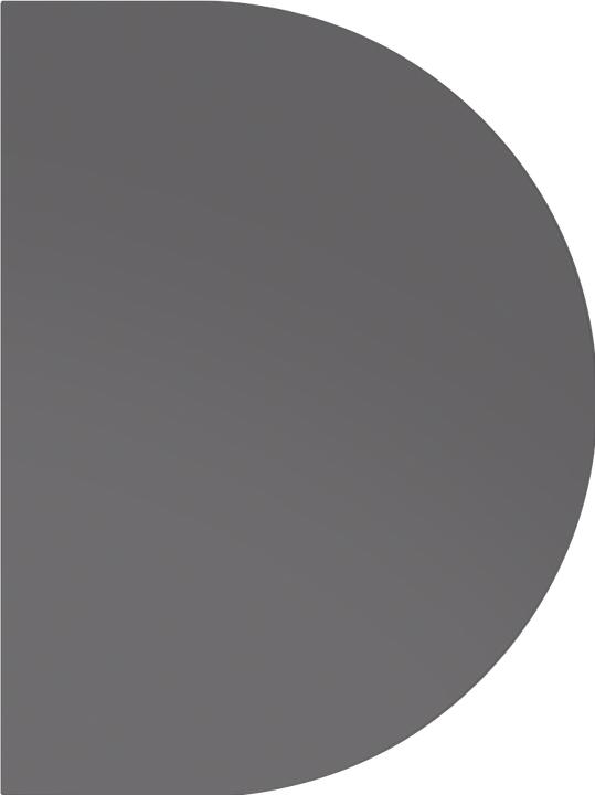 Produktbild Hammerbacher Anbautisch m.STF/Kons.doppelt 60x80cm Graphit
