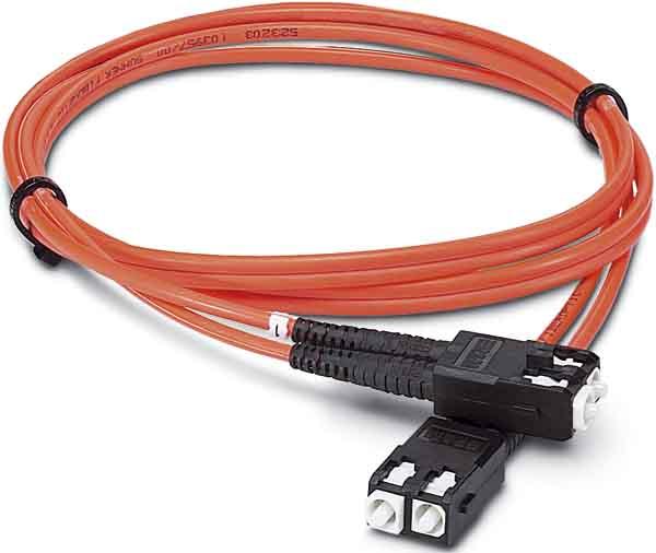 Produktbild Phoenix Contact Phoenix VS-PC-2XPOF-980-SCRJ/SCRJ-5 Glasfaserkabel 5 m SC-RJ Schwarz (UTP, 5 m)