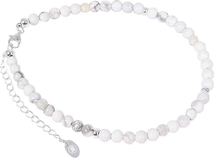 Balibay Finja (925 Sterling Silber, Edelstein, Magnesit, 22 cm)