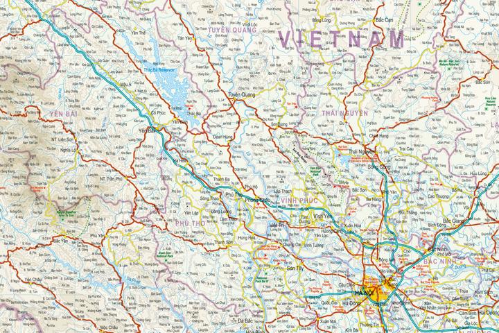 Image du produit Carte Vietnam Nord 600000