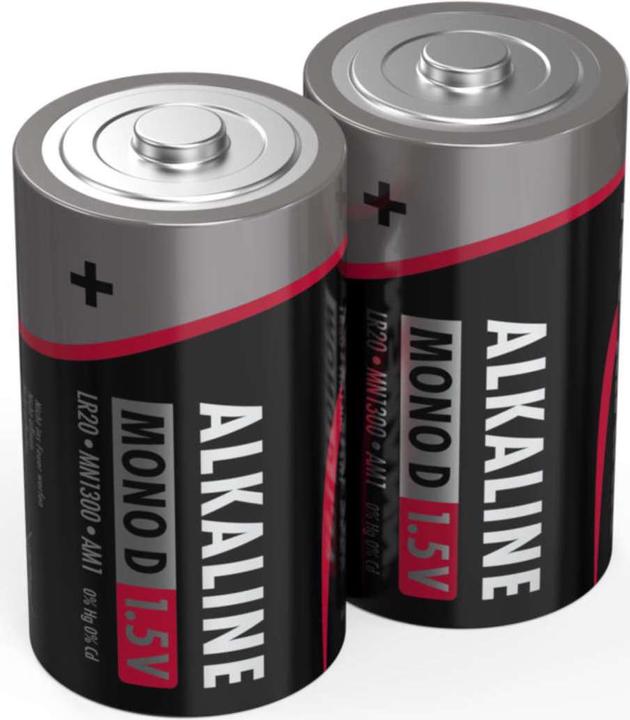 Actual product image Ansmann D LR 20 Red-Line (2 pcs., D, 16000 mAh)