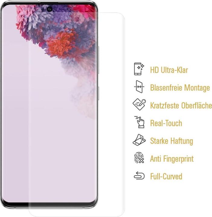 Produktbild Protectorking 4x 9H Panzerglas flexibel HD Klar (4 Stück, Samsung Galaxy S21 Ultra)