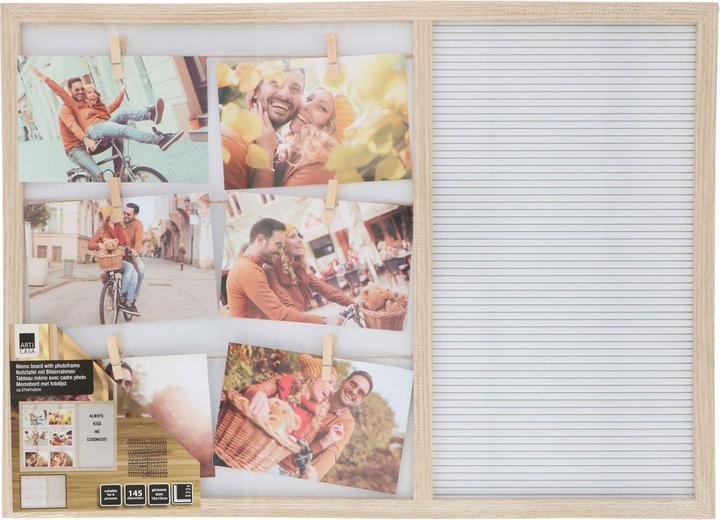 Actual product image Arti Casa Memo board 57x41x2cm 946gr MDF (Bulletin board, 57 x 41 cm)