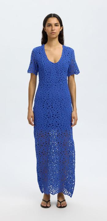 Actual product image Selected Femme Häkel-Look Maxikleid (40)