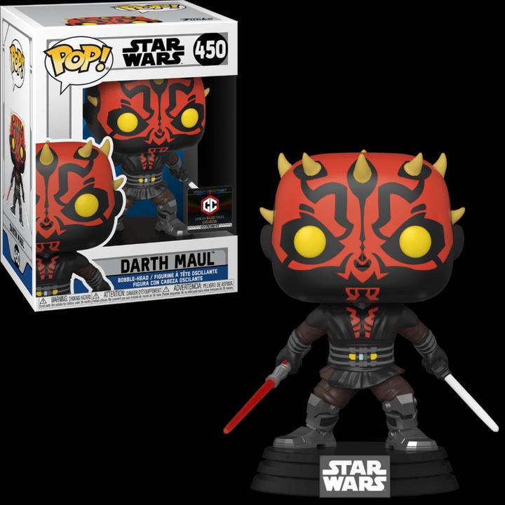 Image du produit Funko POP Star Wars Darth Maul with Saber Exclusive