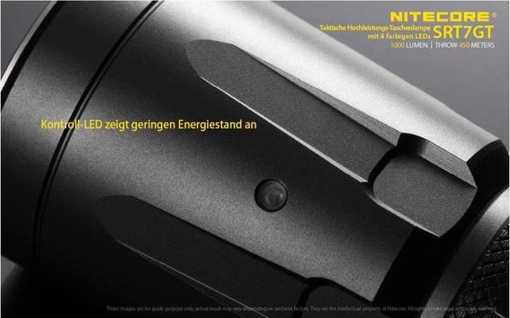 Actual product image Nitecore Srt7gt (15.80 cm, 1000 lm)