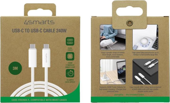 Actual product image 4smarts USB C – USB C (3 m, USB 3.2 Gen 1)