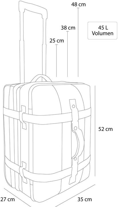 Image du produit Normani Sac de voyage Aurori 45 (45 l, Bagage à main (jusqu'à 50l))