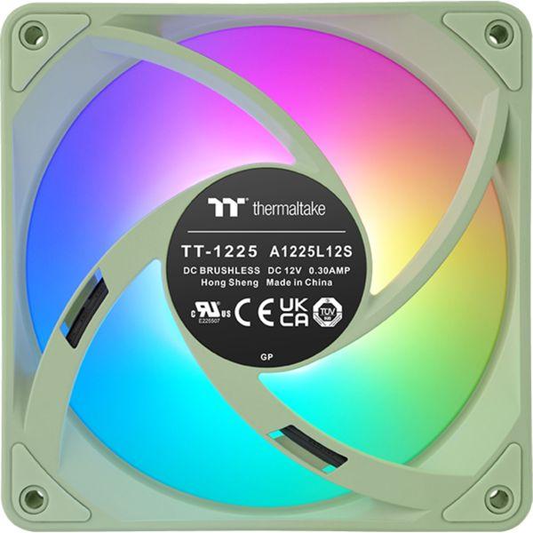 Actual product image Thermaltake TT CT120 EX ARGB Sync PC Cooling Fan 3 Pack Matcha Green (120 mm, 3 x)