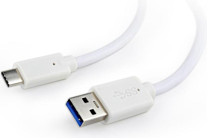 Produktbild Gembird CCP-USB3-AMCM-6-W USB Kabel 1,8 m 3.2 Gen 1 (3.1 Gen 1) USB A USB C Weiss (1.80 m, USB 3.2 Gen 1)