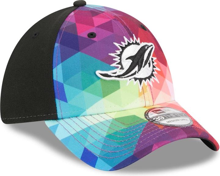 Actual product image New Era 39Thirty Cap - CRUCIAL CATCH Miami Dolphins - M/L (M/L)