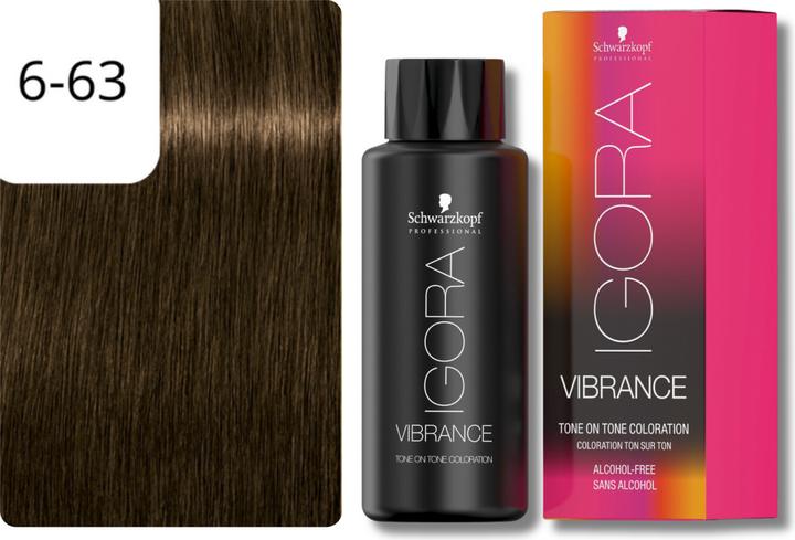 Produktbild Schwarzkopf Professional IGORA Vibrance Haartönung NEU (6-63 Dunkelblond Schoko Matt)