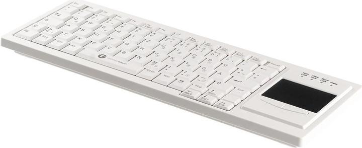 Image du produit Gett Cleantype Xtra Touch Clavier avec touchpad USB couleur blanc Mise en page FR (DE, Filaire)
