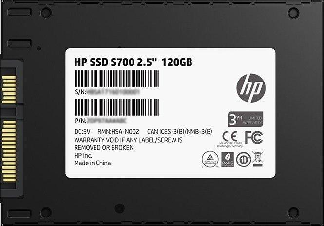 Produktbild HP S700 (120 GB, 2.5")