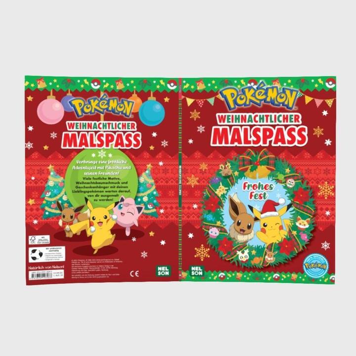 Image du produit Livre d'activités Pokémon : le plaisir du coloriage de Noël