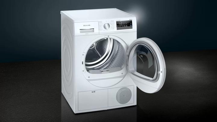 Immagine prodotto Siemens WT45HV90 Wäschetrockner (Kondensation, Wärmepumpe, freistehend, A++, 8 kg, iQ300) (8 kg, A destra)