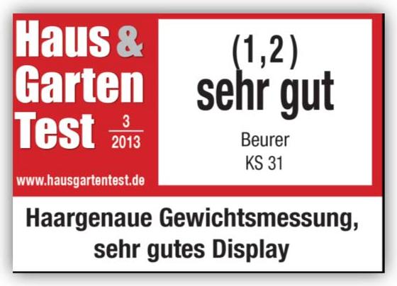 Actual product image Beurer Ks 31
